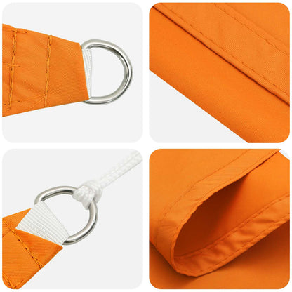 Zonneschaduwzeil Oranje 6 x 2 m 100% Polyester Oxford