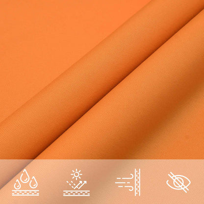 Zonneschaduwzeil Oranje 6 x 2 m 100% Polyester Oxford