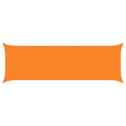 Zonnescherm zeil 6 x 2 m oranje polyester