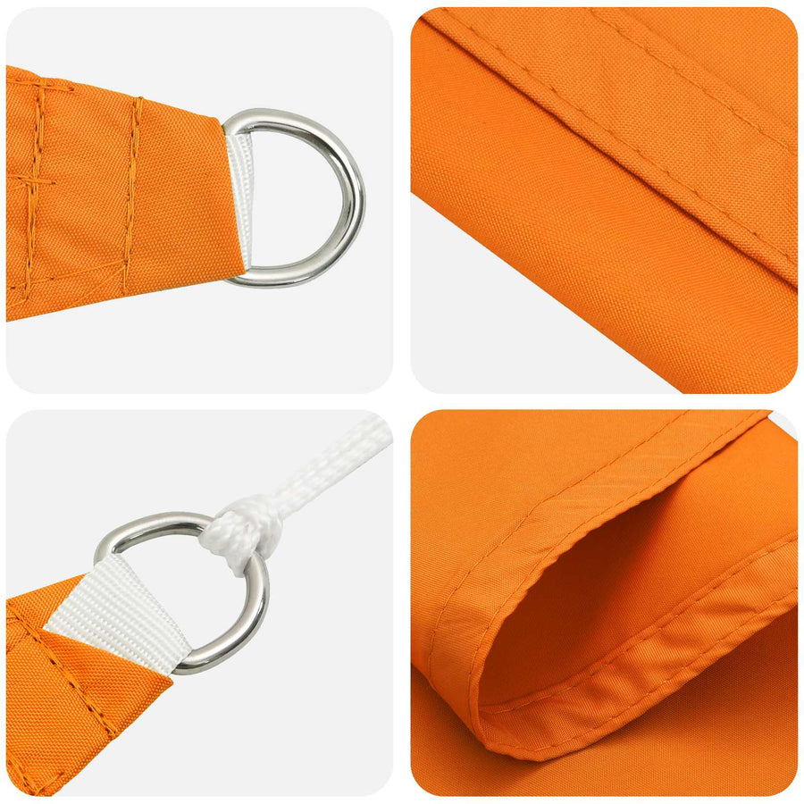 Zonneschaduwzeil Oranje 6 x 2,5 m 100% Polyester Oxford