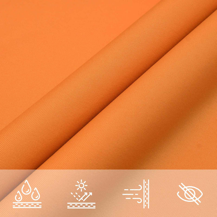 Zonneschaduwzeil Oranje 6 x 2,5 m 100% Polyester Oxford