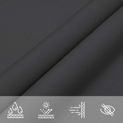 Zonneschaduwzeil Zwart 6 x 2,5 m 100% Polyester Oxford