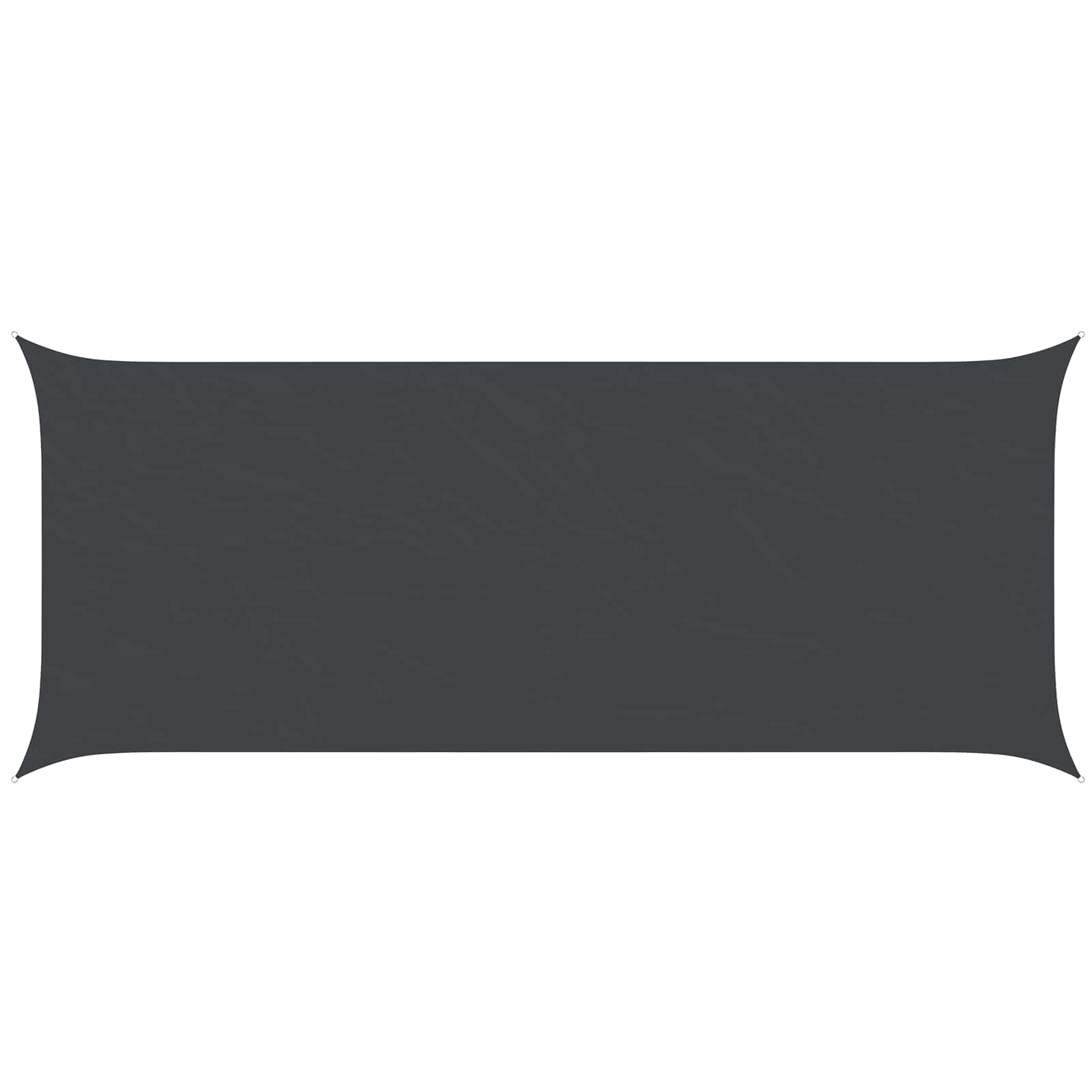 Zonneschaduwzeil Zwart 6 x 2,5 m 100% Polyester Oxford
