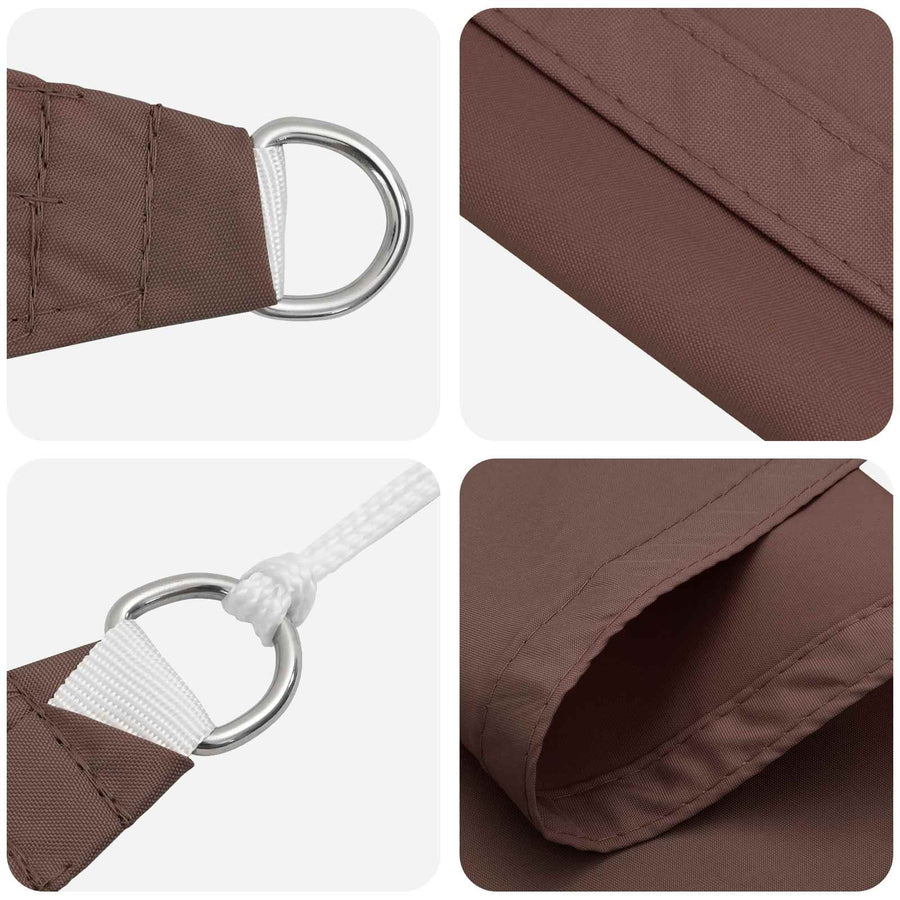 Zonneschaduwzeil Bruin 6 x 2 m 100% Polyester Oxford