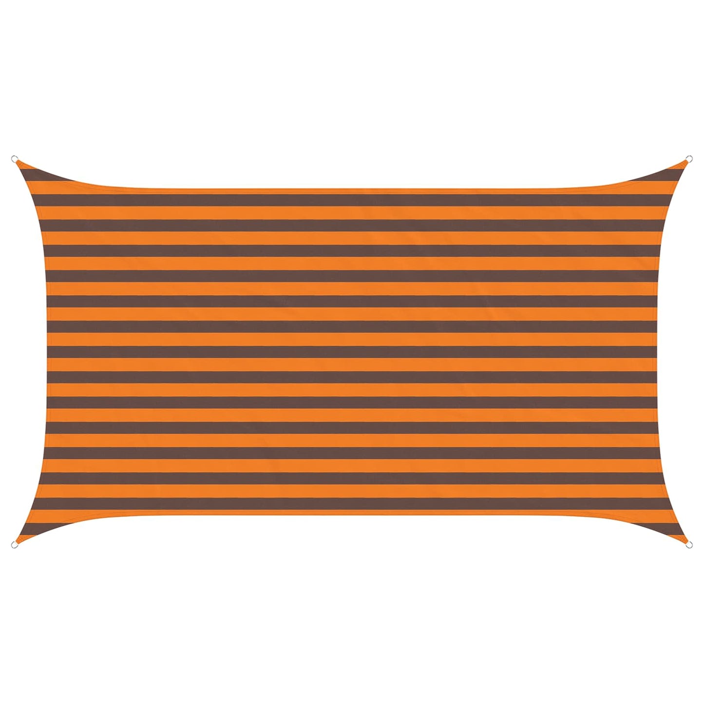 Zonneschaduwzeil Oranje en Bruin 3,5 x 2 m
