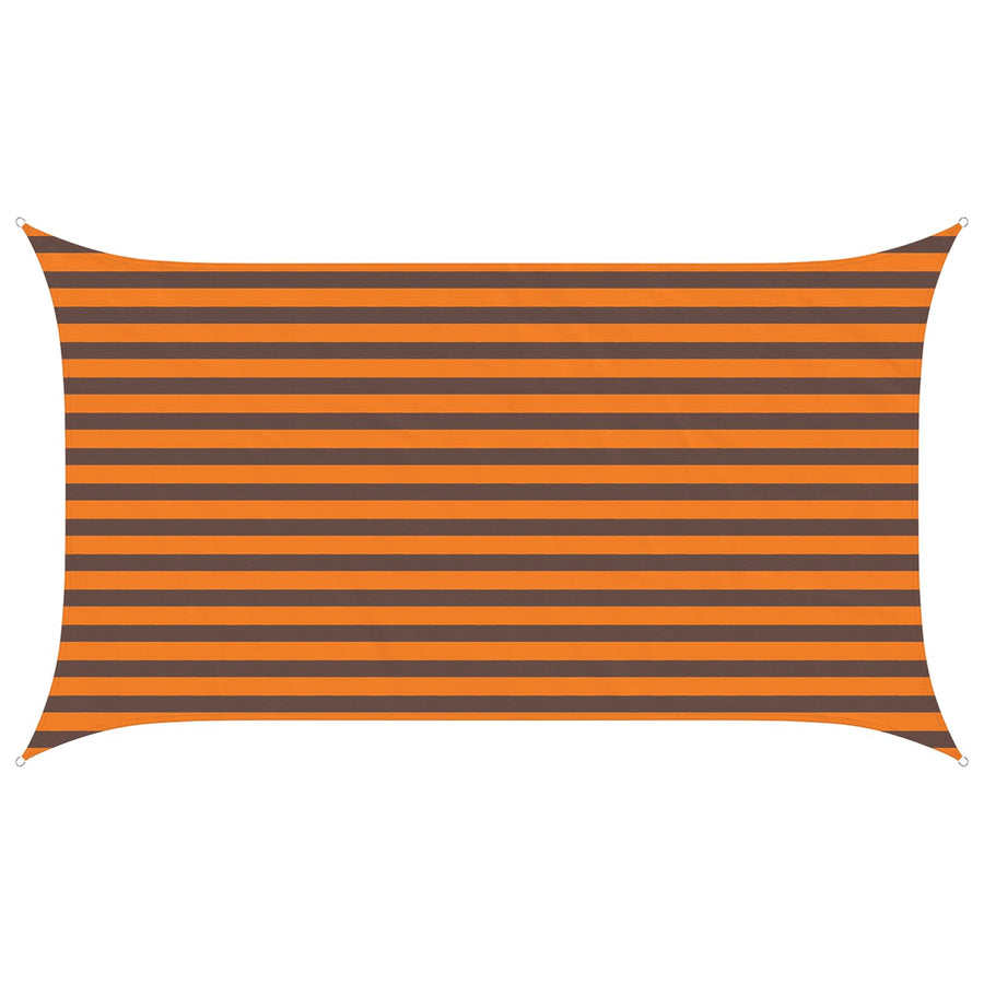 Zonneschaduwzeil Oranje en Bruin 3,5 x 2 m