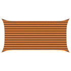 Zonnescherm 4 x 2 m oranje bruin polyester
