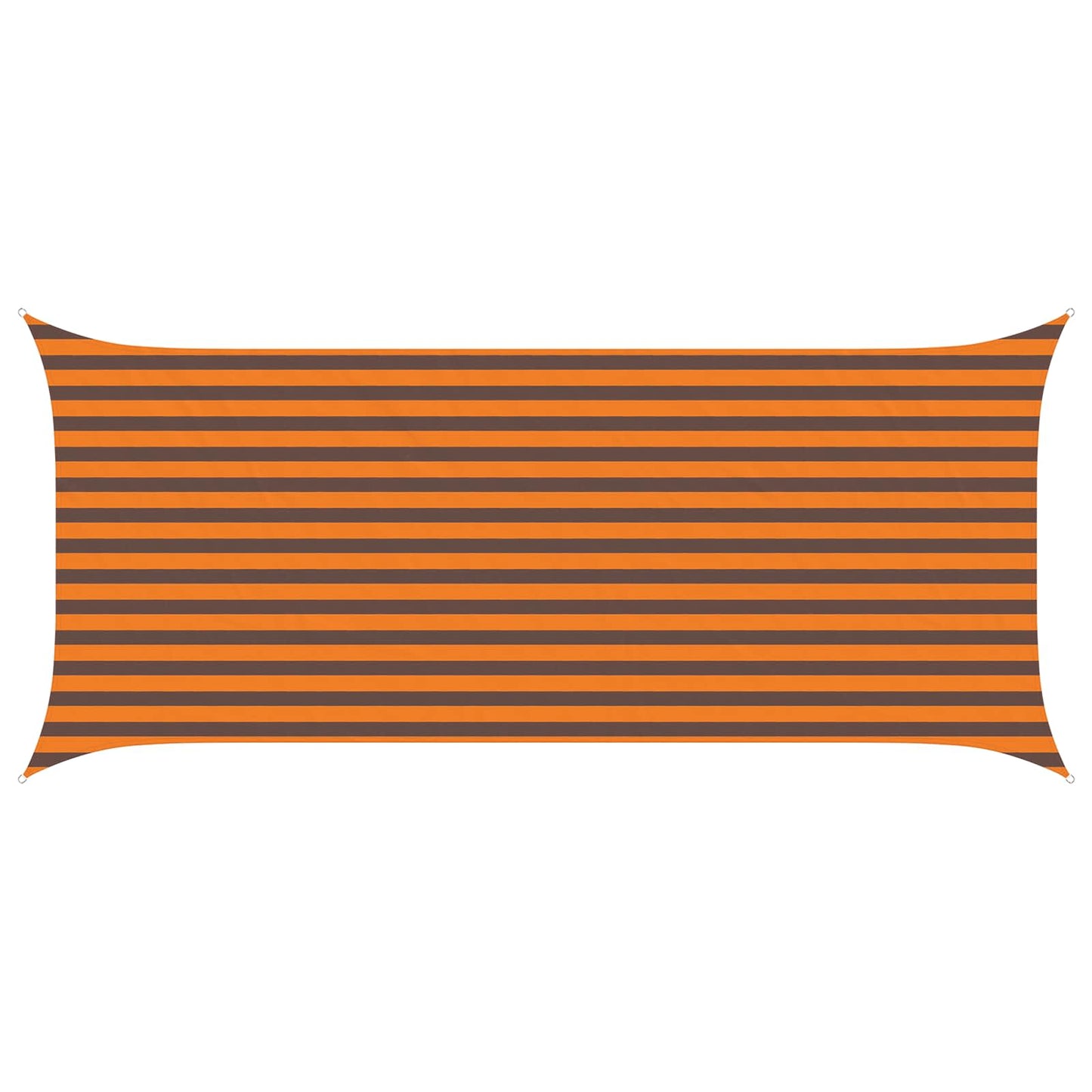 Zonneschaduwzeil Oranje en Bruin 4,5 x 2 m