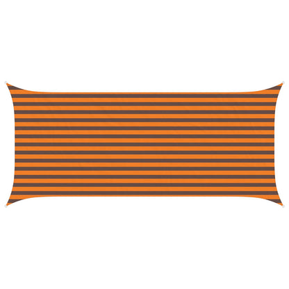 Zonneschaduwzeil Oranje en Bruin 4,5 x 2 m