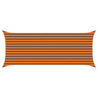 Zonnedoek 5 x 2 m oranje bruin polyester