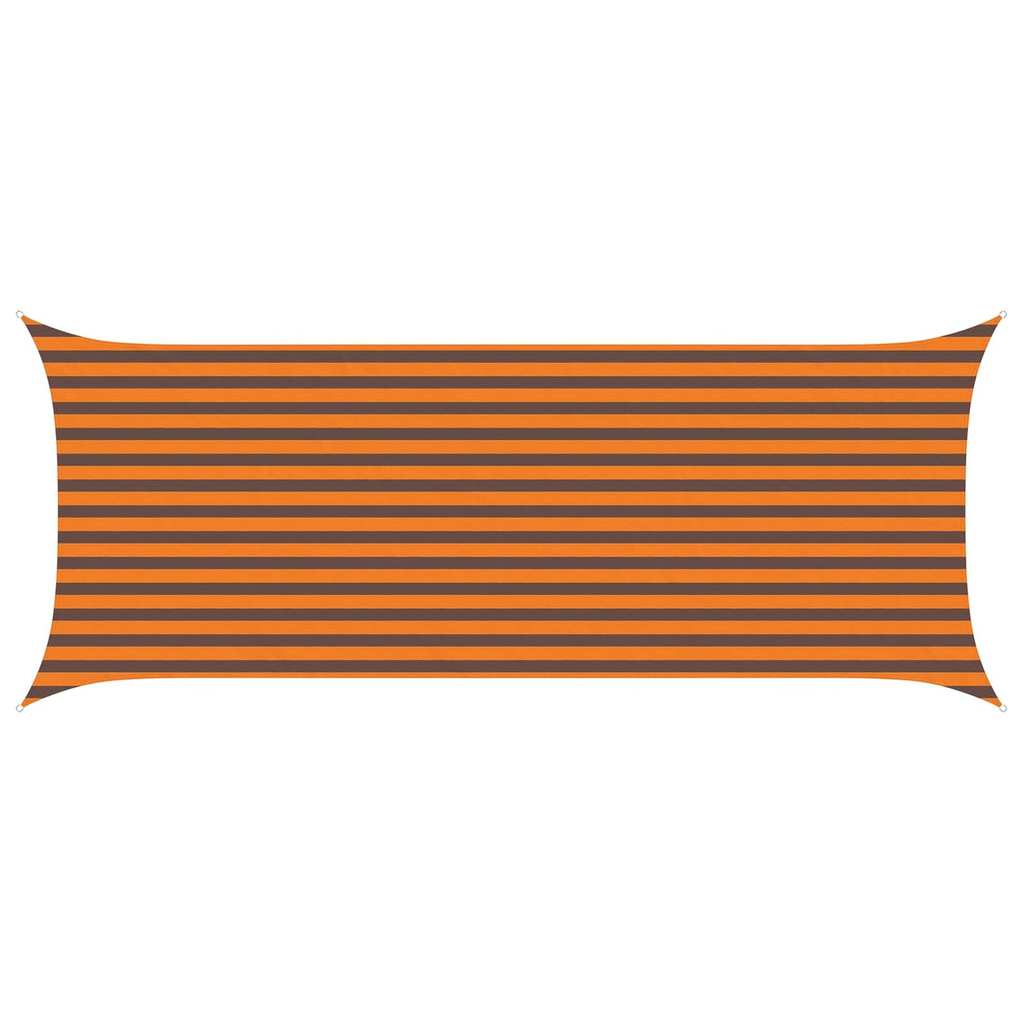 Zonneschaduwzeil Oranje en Bruin 5 x 2 m 100% Polyester Oxford
