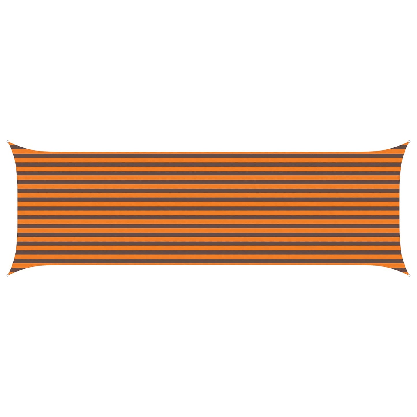 Zonneschaduwzeil Oranje en Bruin 6 x 2 m 100% Polyester Oxford