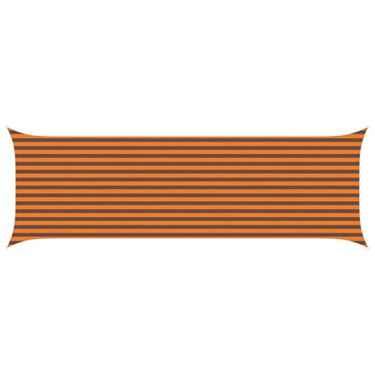 Zonneschaduwzeil Oranje en Bruin 6 x 2 m 100% Polyester Oxford