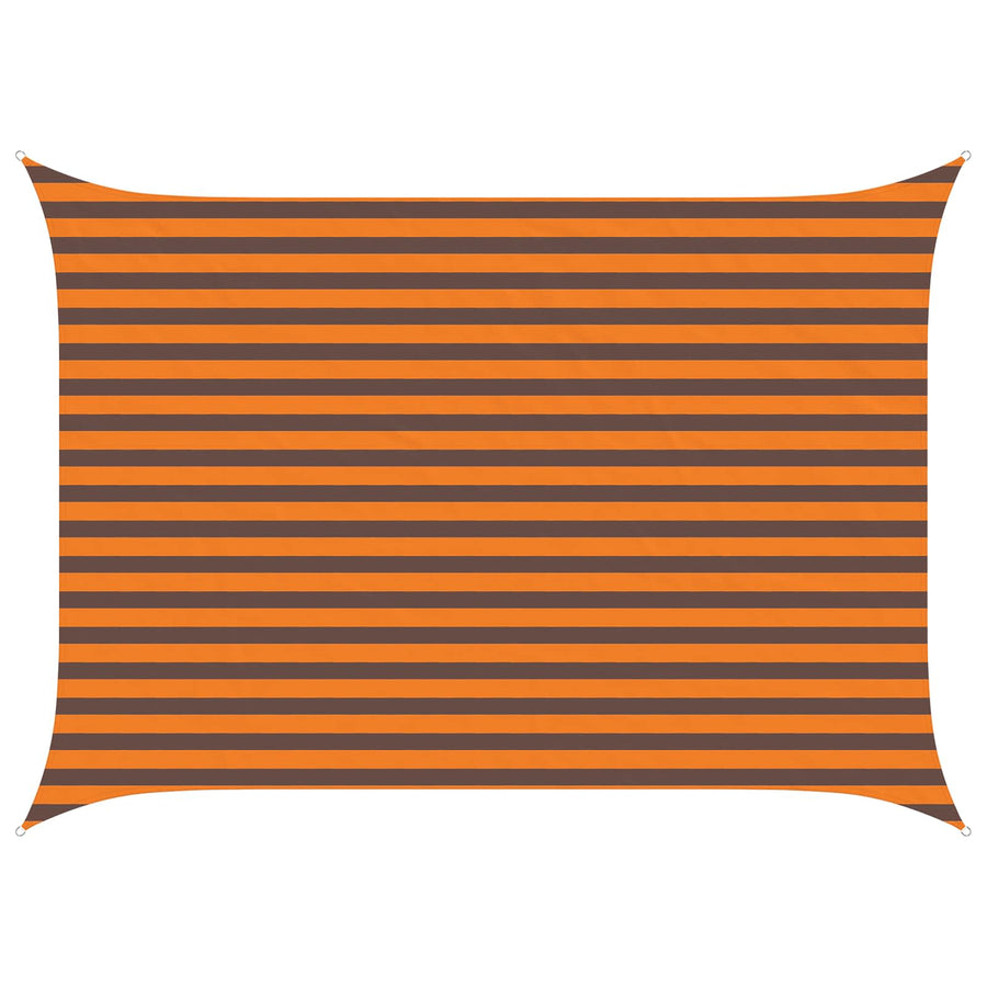Zonneschaduwzeil Oranje en Bruin 3,5 x 2,5 m