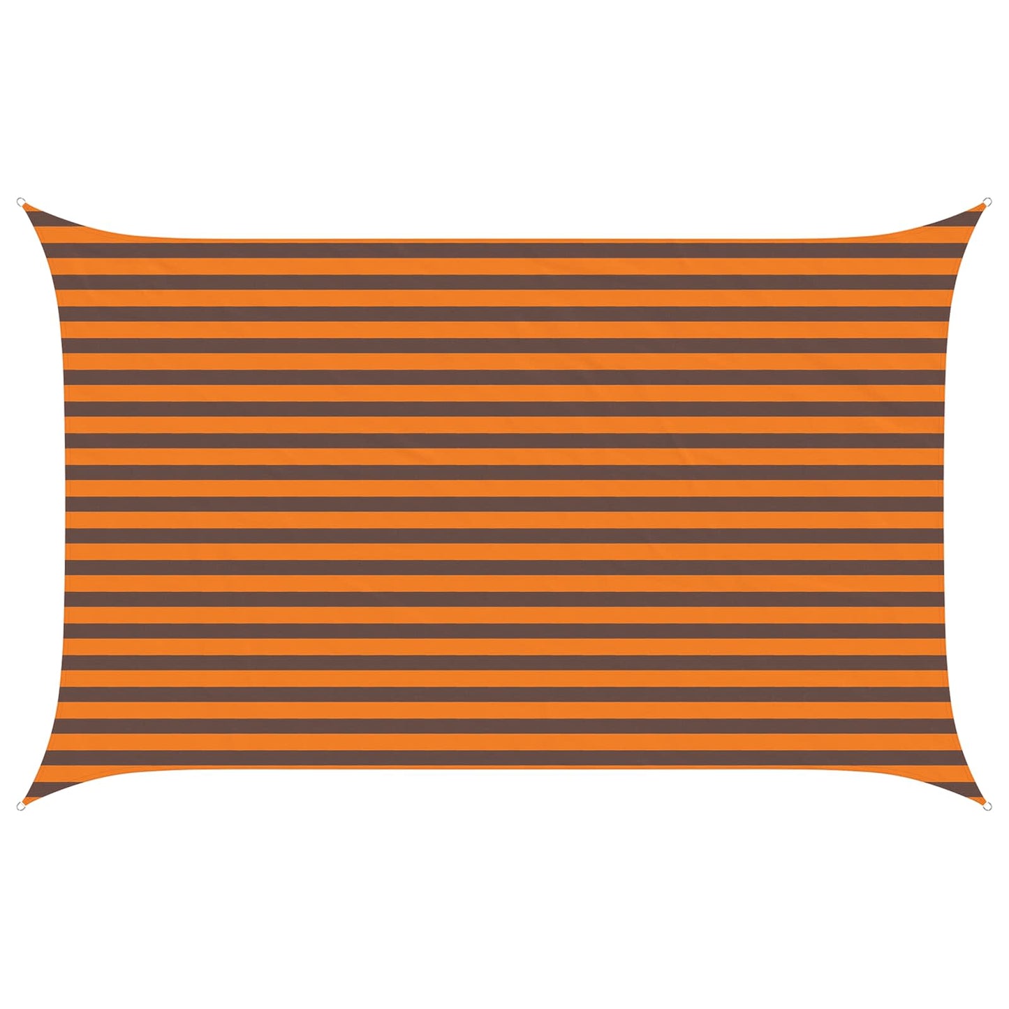 Zonneschaduwzeil Oranje en Bruin 4 x 2,5 m