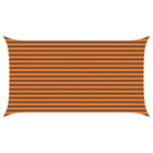 Zonneschaduwzeil 4,5 x 2,5 m oranje bruin