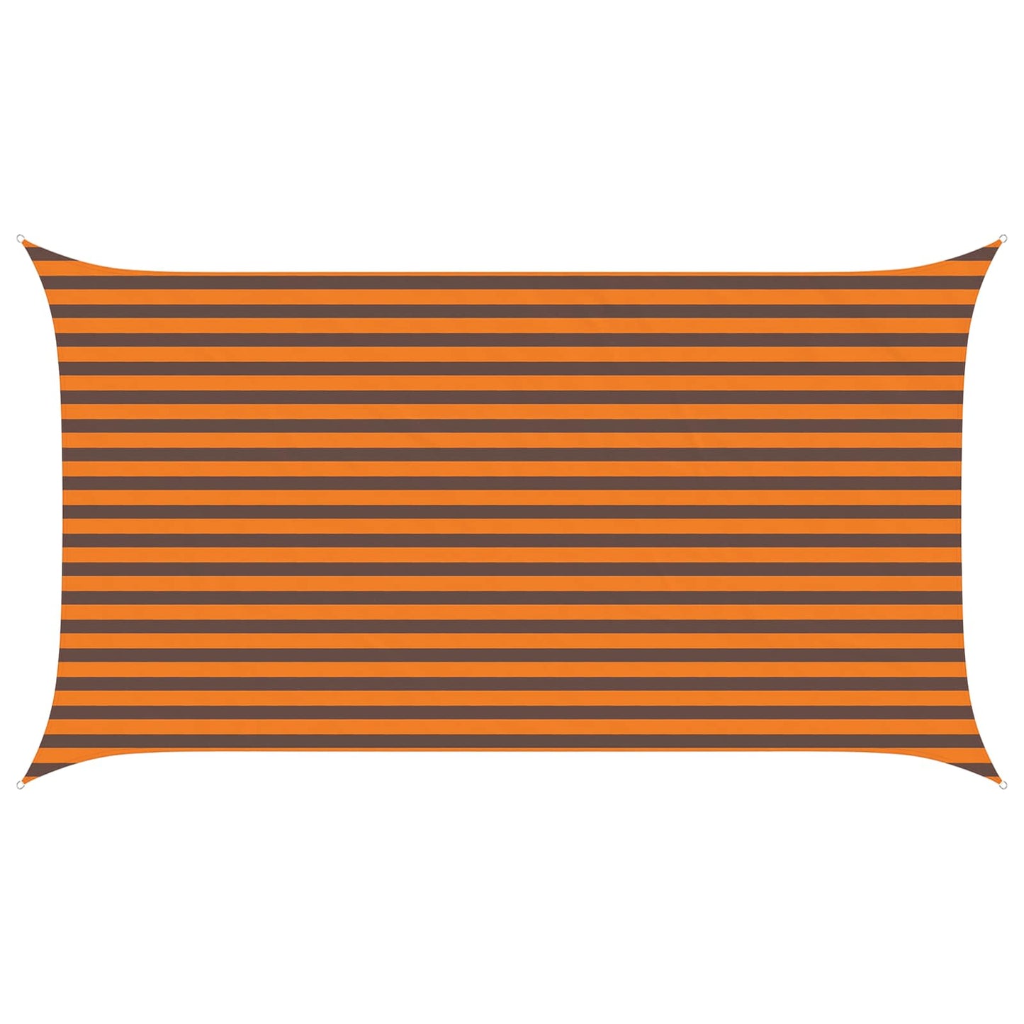 Zonneschaduwzeil Oranje en Bruin 4,5 x 2,5 m