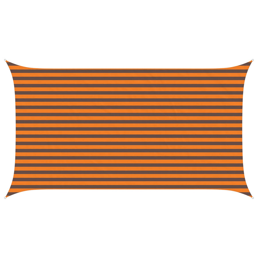 Zonneschaduwzeil Oranje en Bruin 4,5 x 2,5 m