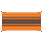Zonnescherm zeil 5 x 2,5 m oranje bruin
