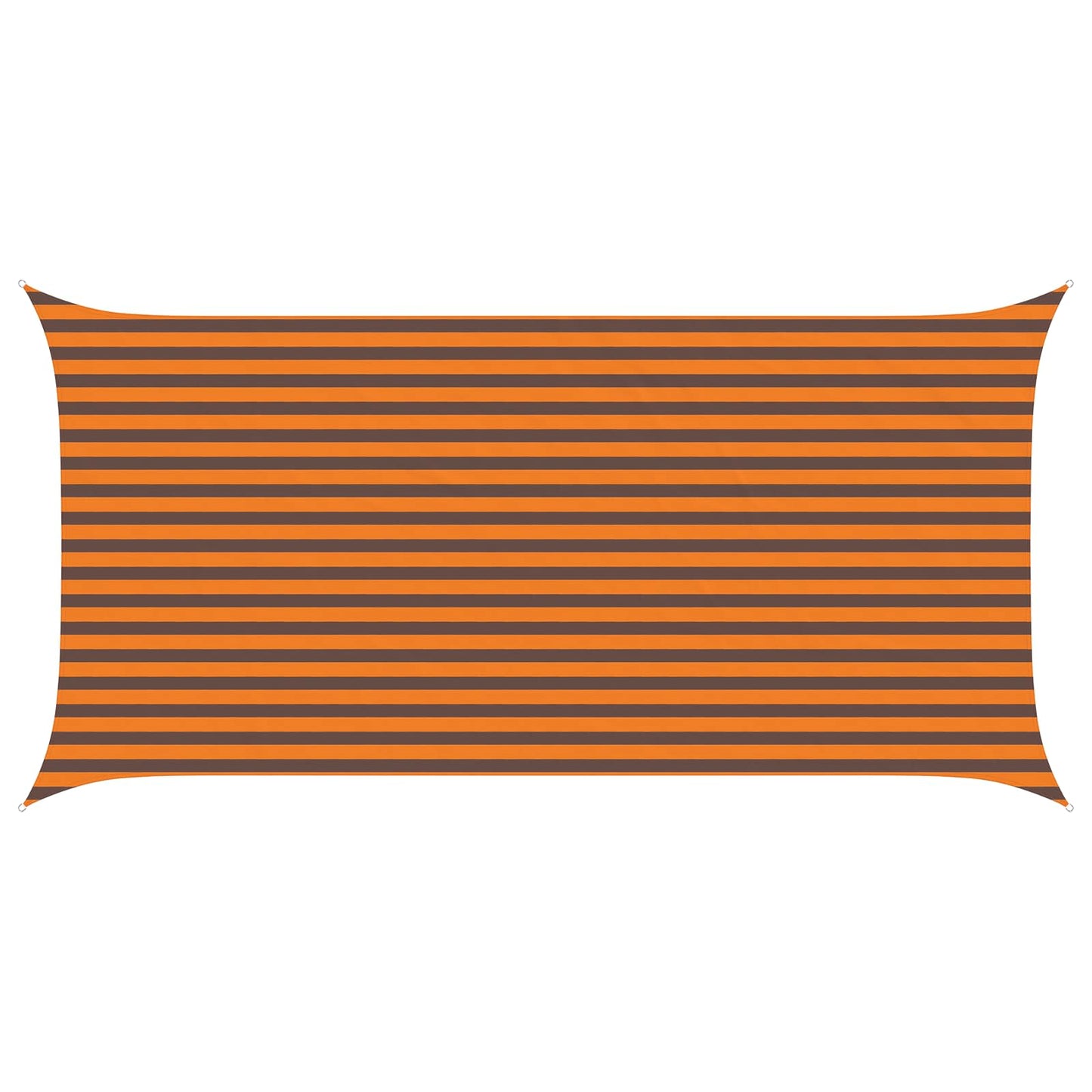 Zonneschaduwzeil Oranje en Bruin 5 x 2,5 m