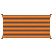 Zonneschaduwzeil Oranje en Bruin 5 x 2,5 m