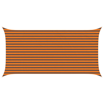 Zonneschaduwzeil Oranje en Bruin 5 x 2,5 m