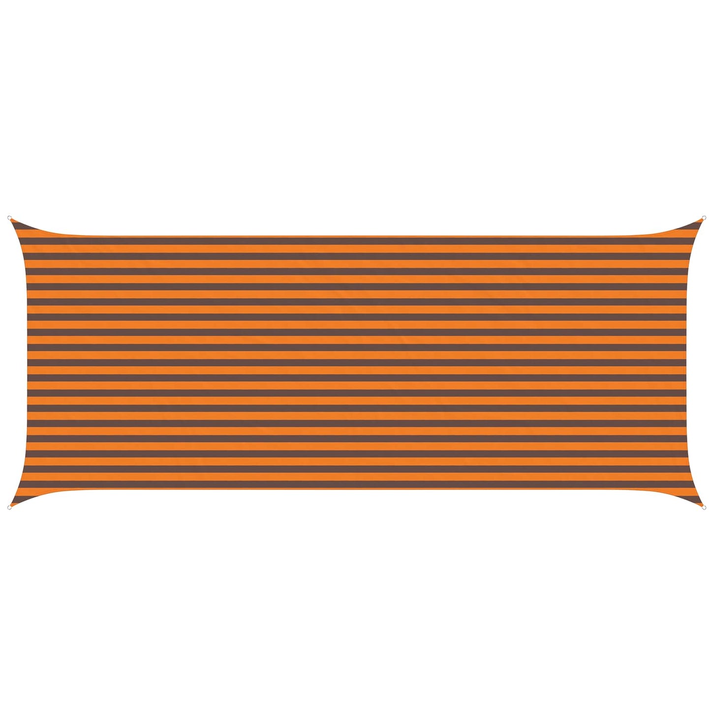 Zonneschaduwzeil Oranje en Bruin 6 x 2,5 m