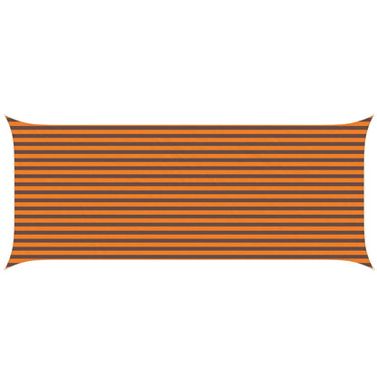 Zonneschaduwzeil Oranje en Bruin 6 x 2,5 m