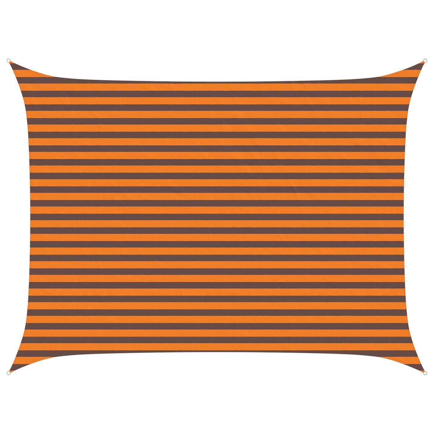 Zonneschaduwzeil Oranje en Bruin 4 × 3 m 100% Polyester Oxford