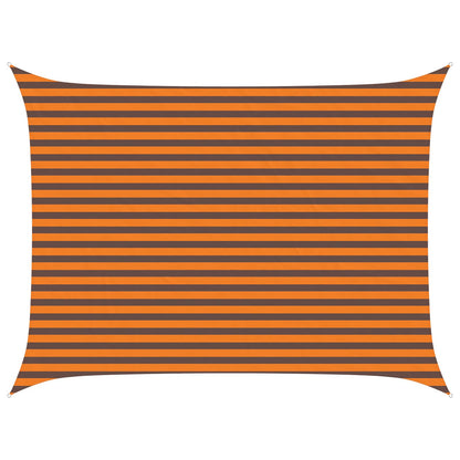 Zonneschaduwzeil Oranje en Bruin 4 × 3 m 100% Polyester Oxford