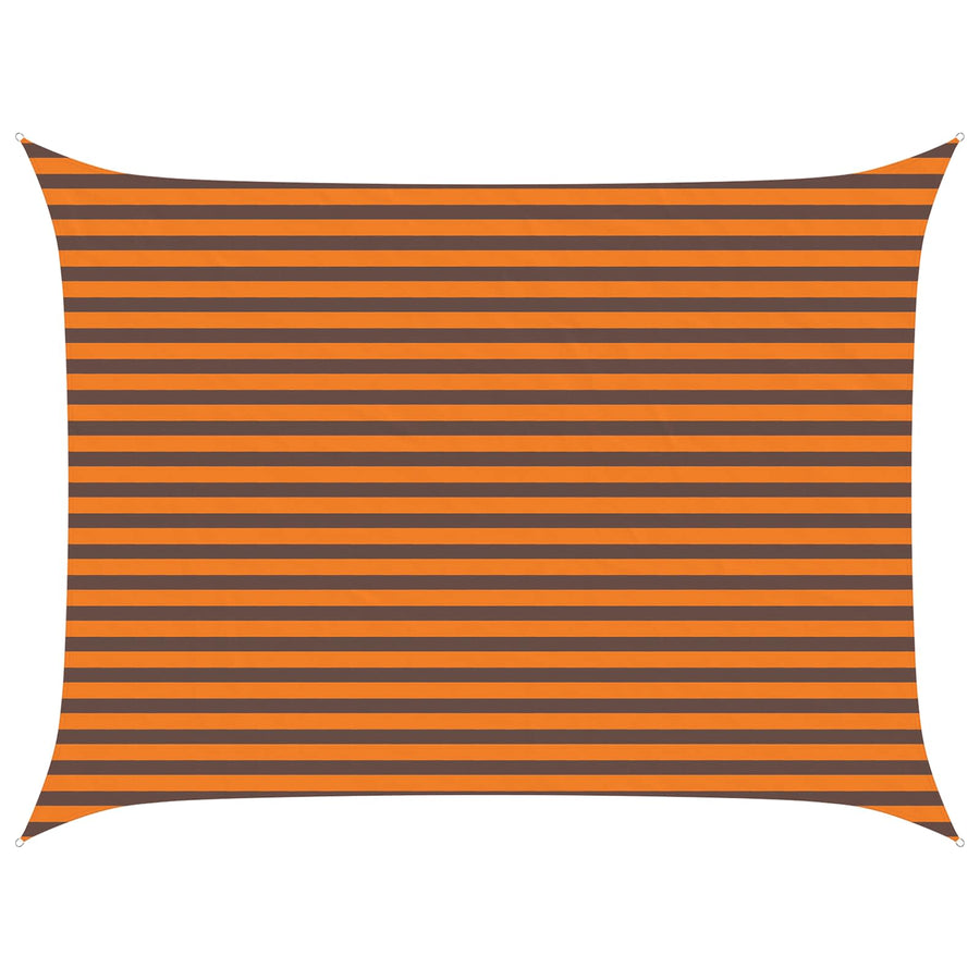 Zonneschaduwzeil Oranje en Bruin 4 × 3 m 100% Polyester Oxford