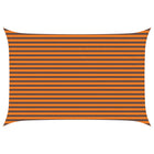 Zonnescherm zeil 4,5 x 3 m oranje bruin