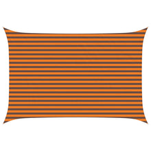 Zonneschaduwzeil Oranje en Bruin 4,5 × 3 m