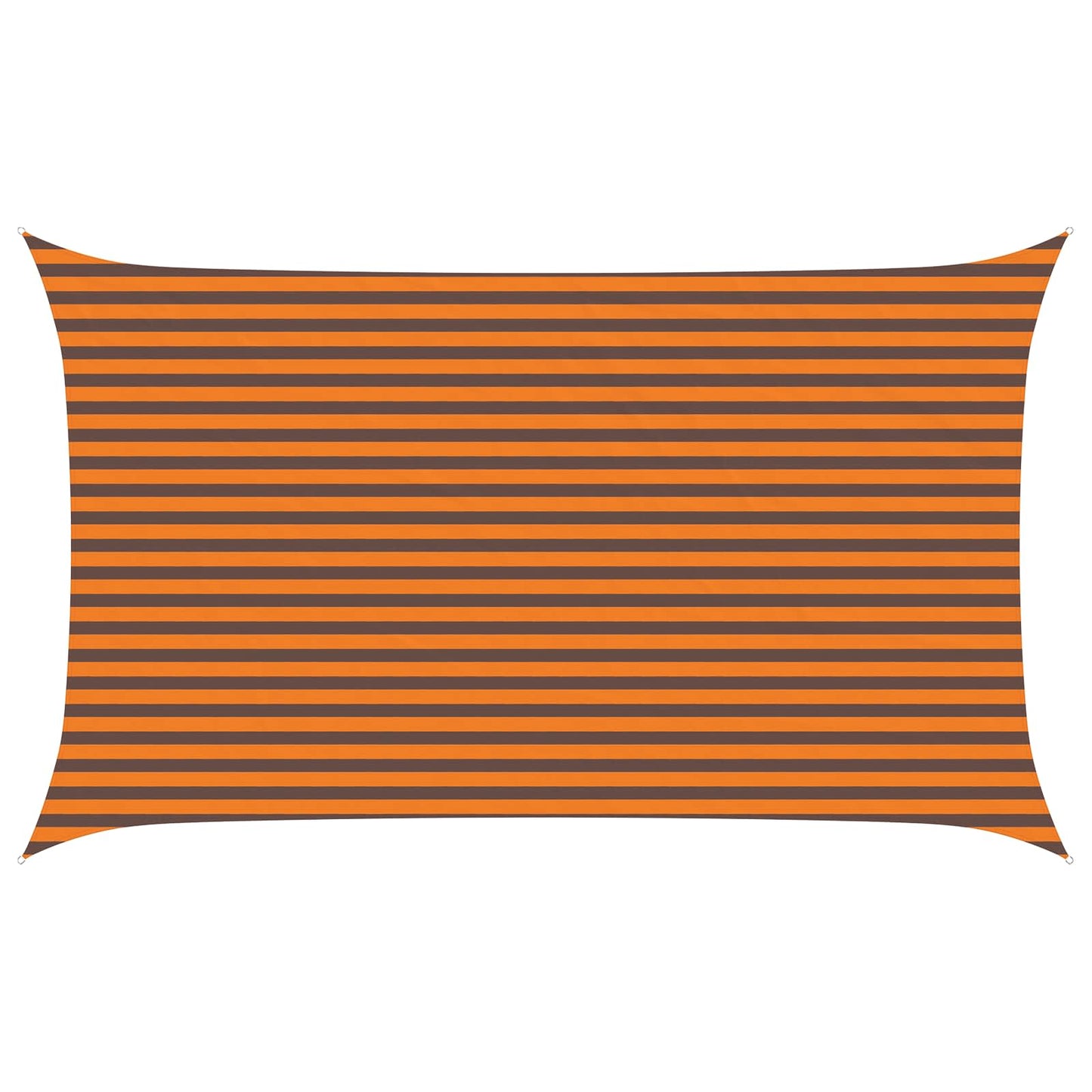 Zonneschaduwzeil Oranje en Bruin 5 x 3 m 100% Polyester Oxford