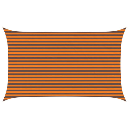 Zonneschaduwzeil Oranje en Bruin 5 x 3 m 100% Polyester Oxford