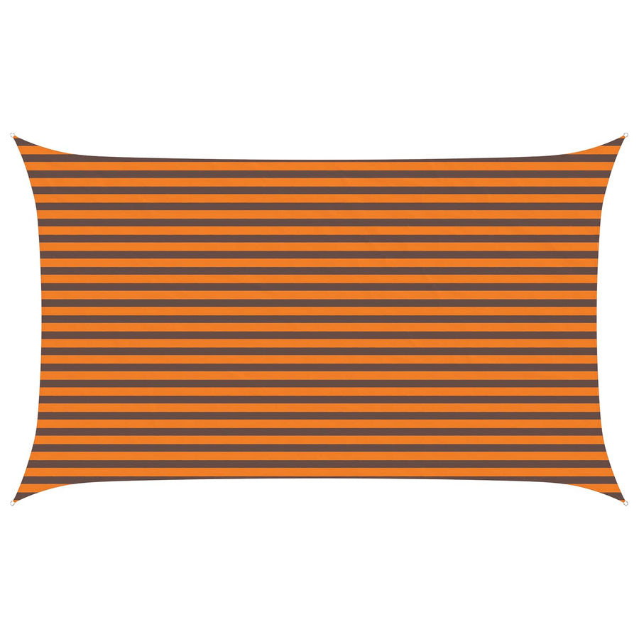 Zonneschaduwzeil Oranje en Bruin 5 x 3 m 100% Polyester Oxford