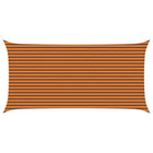 Zonnescherm 6 x 3 m oranje bruin polyester
