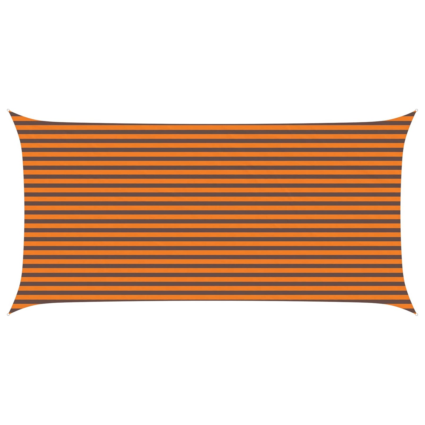Zonneschaduwzeil Oranje en Bruin 6 x 3 m 100% Polyester Oxford