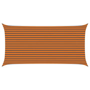Zonnescherm 6 x 3 m oranje bruin polyester