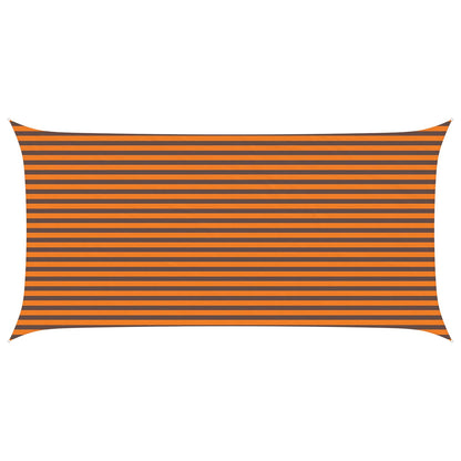 Zonneschaduwzeil Oranje en Bruin 6 x 3 m 100% Polyester Oxford