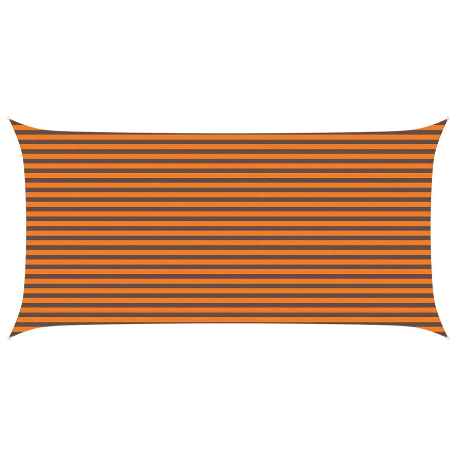 Zonneschaduwzeil Oranje en Bruin 6 x 3 m 100% Polyester Oxford
