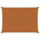 Zonnescherm zeil 5 x 3,5 m oranje bruin
