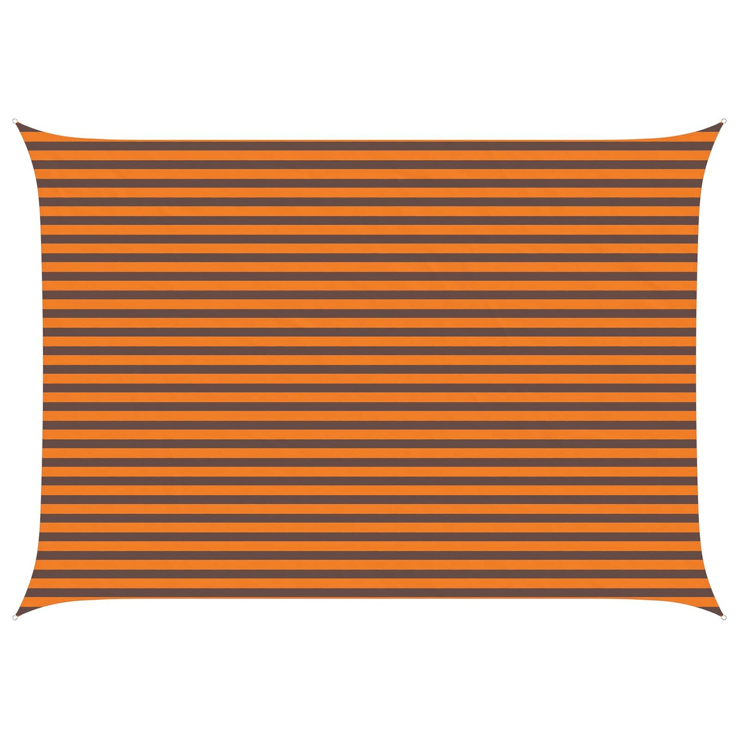 Zonneschaduwzeil Oranje en Bruin 5 × 3,5 m