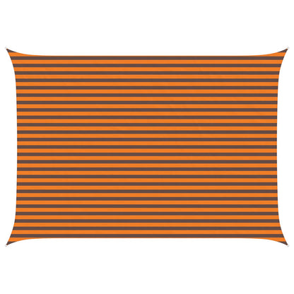 Zonneschaduwzeil Oranje en Bruin 5 × 3,5 m