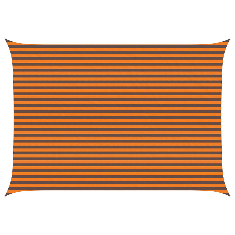 Zonneschaduwzeil Oranje en Bruin 5 × 3,5 m