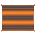 Zonneschaduwzeil 5x4 m oranje bruin polyester