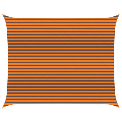 Zonneschaduwzeil Oranje en Bruin 5 x 4 m 100% Polyester Oxford