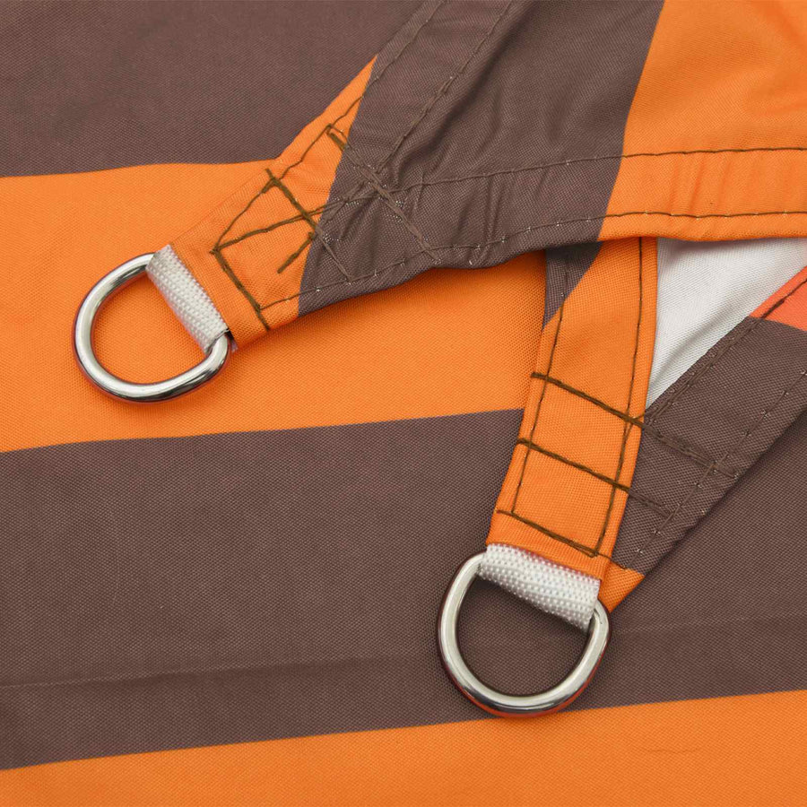 Zonneschaduwzeil Oranje en Bruin 7 x 4 m 100% Polyester Oxford