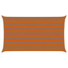 Zonnescherm 7 x 4 m oranje bruin polyester