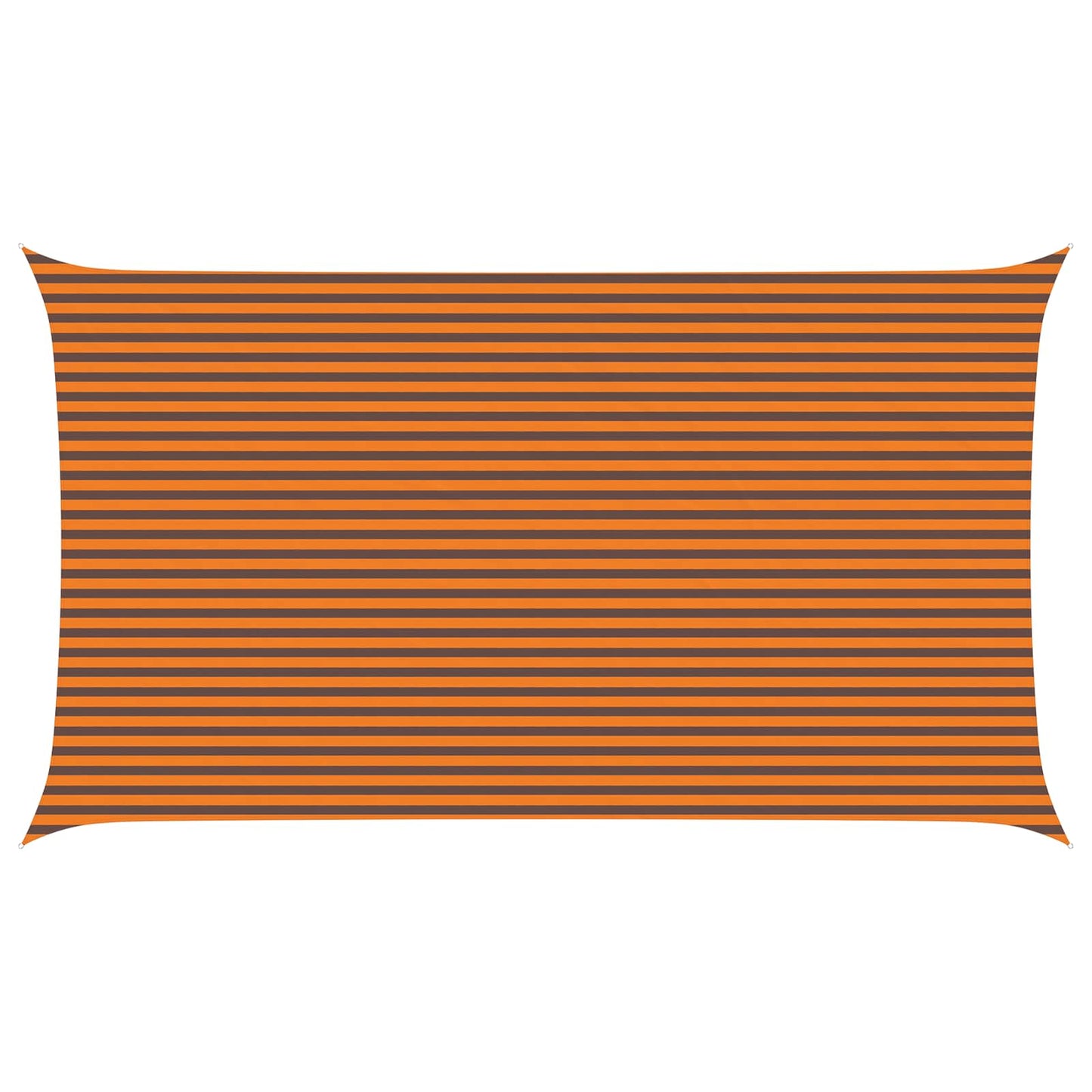 Zonneschaduwzeil Oranje en Bruin 7 x 4 m 100% Polyester Oxford